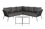 Hoek Loungeset Verona – Antraciet Rope – Barrati, Verzenden, Nieuw