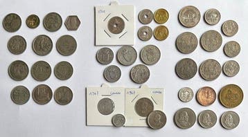 Afrika. Selectie mooi Afrikaanse munten, Egypte, Congo,, Postzegels en Munten