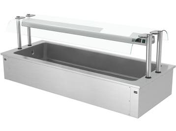 GGM Gastro | Inbouw ijsbak - 2110mm - 6x GN 1/1 - 250L - met, Verzenden, Nieuw in verpakking