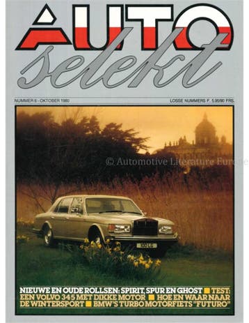 1980 AUTOSELEKT MAGAZINE 06 NEDERLANDS, Nieuw, Author