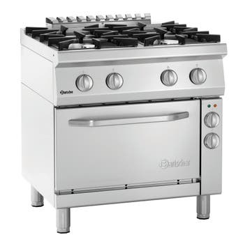 Bartscher Gasfornuis Serie 700 | 70040 EB11 | 4 Pitten | Con, Ophalen of Verzenden, Nieuw in verpakking