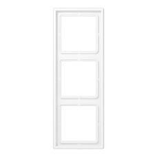 Jung LS990 afdekraam 3-voudig alpinwit (hagelwit) LS983WW, Nieuw, Stopcontact