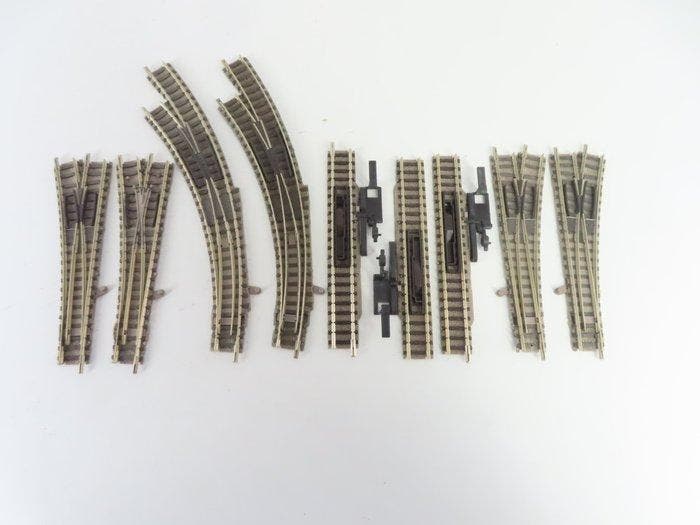 Fleischmann N - o.a. 9171/9178/9142 - Modeltreinsporen (9) -, Hobby en Vrije tijd, Modeltreinen | N-Spoor