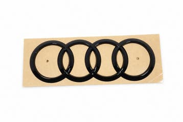 Audi A3 (8Y) logo zwart achter, Ophalen of Verzenden, Nieuw, Audi