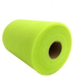 Lint Tule C30 Groen fruit 15 cm rol 22 meter, Ophalen of Verzenden, Nieuw