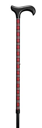 Wandelstok Gastrock Step Derby geruit rood, Ophalen of Verzenden, Nieuw