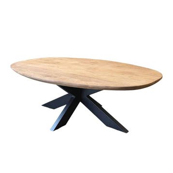 Deens ovale salontafel -  110 cm x 70 cmSalontafels, Ophalen of Verzenden, Nieuw