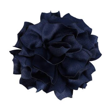 Haarspeld Duckklem 11cm - Bloem - Stof - Broche -, Nieuw