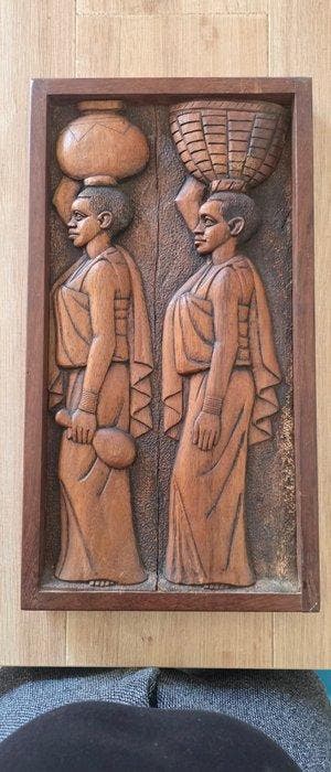 Decoratief ornament - Burundi - Figuur van Afrikaanse
