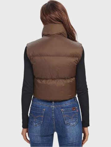 Korte Dames Bodywarmer met Opstaande Kraag - Winter Collecti, Kleding | Dames, Bodywarmers, Verzenden, Nieuw