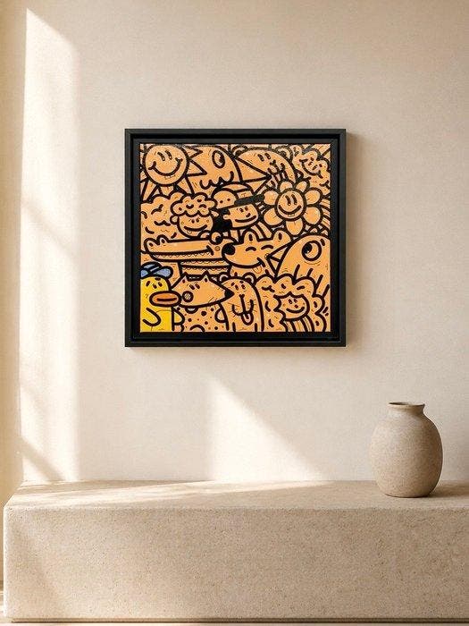 Mr Turkey - Holiday Duck - NO reserve, Antiek en Kunst, Kunst | Schilderijen | Modern