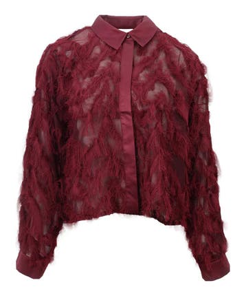 Selected Blouse in maat 42 Rood, Kleding | Dames, Selected, Verzenden, Zo goed als nieuw, Rood