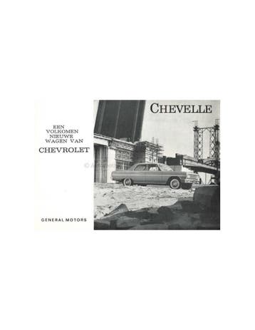 1964 CHEVROLET CHEVELLE BROCHURE NEDERLANDS, Nieuw, Chevrolet, Author