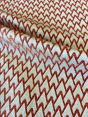 Prachtige jacquardstof met chevronpatroon. - Meubelstof -