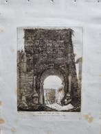 Luigi Rossini (1790–1857) - Veduta dellArco di Tito - Roma