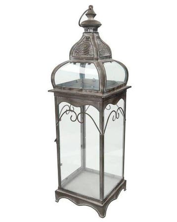 Lantaarn - Glas, Metaal - 70 cm