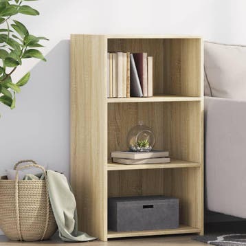 vidaXL Dressoir 50x41x93 cm bewerkt hout sonoma eikenkleurig, Huis en Inrichting, Kasten | Dressoirs, Verzenden, Nieuw, 50 tot 100 cm