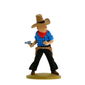 Kuifje Beeldje Cowboy 12 cm, Ophalen of Verzenden, Nieuw
