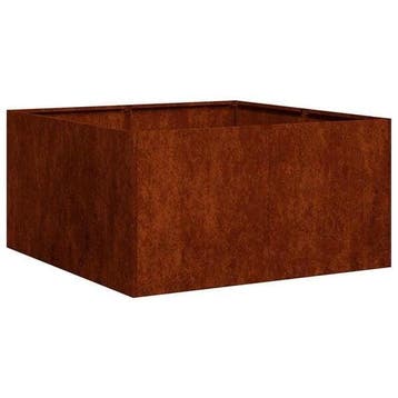 Plantenbak cortenstaal 80x80cm | Retourdeal 34% Korting, Tuin en Terras, Bloembakken en Plantenbakken, Balkon, Vierkant, Ophalen of Verzenden