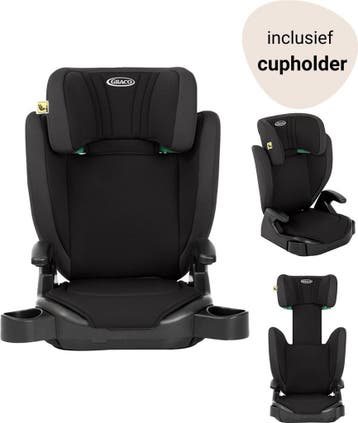 Graco Junior Maxi Autostoel - Midnight Black, Verzenden, Nieuw