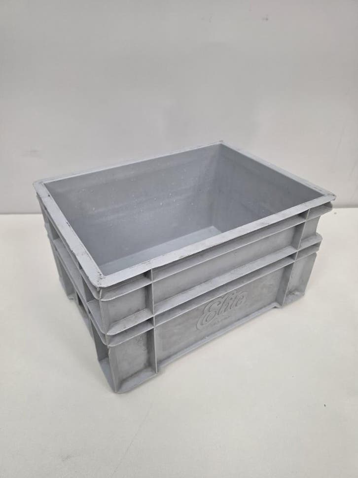 Stapelbak, 400x300x220 mm, euronorm, grijs kunststof,, Zakelijke goederen, Horeca | Overige, Ophalen of Verzenden
