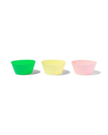 HEMA Cupcake vormen siliconen - 12 stuks van €5.49 voor sale, Verzenden, Nieuw