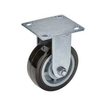 Gelagerd kunststof wiel Ø 130 x 42 mm. met zware metalen, Doe-het-zelf en Verbouw, Ophalen of Verzenden, Nieuw