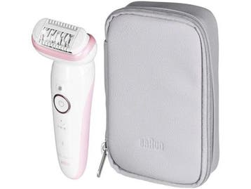 Veiling - Braun Silk-épil 9 - Epilator - roze/Wit - Wet & D, Gebruikt