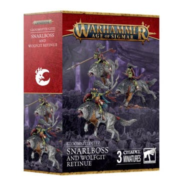 Gloomspite Gitz Snarlboss and Wolfgit Retinue (Warhammer Age, Ophalen of Verzenden, Nieuw