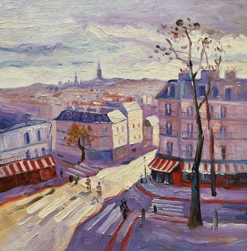 Néo Pablo - Lavender Light Over Montmartre – 100% original