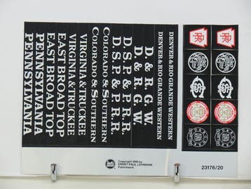 LGB Stickervel 005 (Toevoegingen, Locs en Wagons), Overige typen, Nieuw, Ophalen of Verzenden, LGB