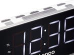 Wekkerradio - Digitale wekker - Alarmklok - Wit - Lenco - CR, Verzenden, Zo goed als nieuw