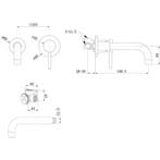 Wiesbaden 304 Wastafelkraan met Coldstart Inbouw Compleet -, Ophalen of Verzenden, Nieuw, Rvs