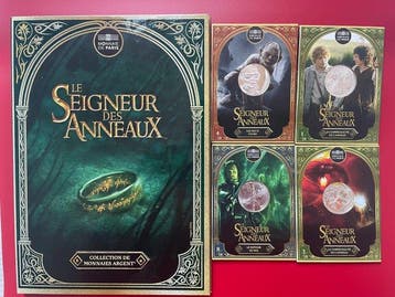 Frankrijk. 10 Euro 2026 The Lord of the Rings  (4 coins +