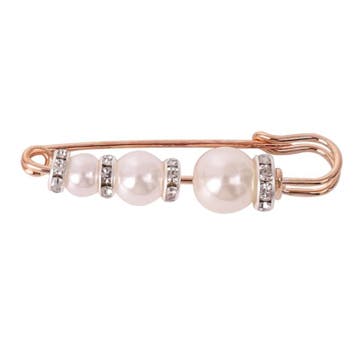 Fako Bijoux - Sierspeld / Sjaalspeld - Parels & Strass -, Sieraden, Tassen en Uiterlijk, Verzenden, Nieuw
