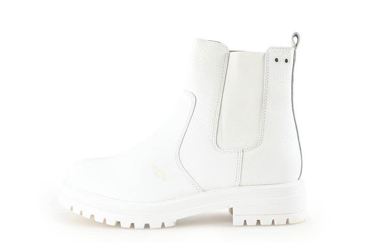 Nelson Chelsea boots in maat 40 Wit, Kleding | Dames, Schoenen, Wit, Zo goed als nieuw, Overige typen, Verzenden