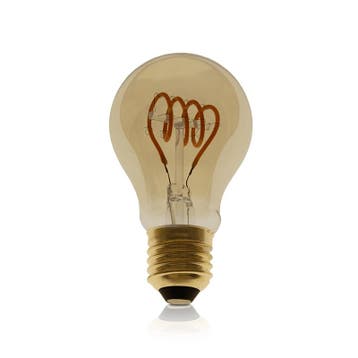 LED FILAMENT | E27 PEER | AMBER | DAGLICHT SENSOR | 4W, Nieuw