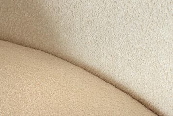 Moderne bank ATELIER 230cm beige bouclé 3-zits bank incl., Ophalen of Verzenden, Nieuw