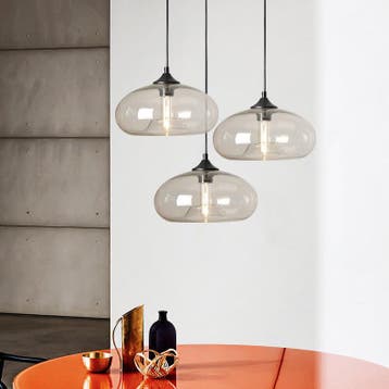 Industriële Glazen Hanglamp, Verzenden, Nieuw