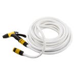 PVC Tuinslang 15 meter met koppelstuk en spuitpistool, Ophalen of Verzenden, Nieuw
