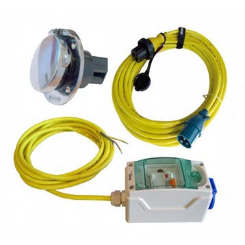 Walstroomkit MP16-RVS incl aardlek, walstroomkabel, auto. ze, Ophalen of Verzenden, Nieuw