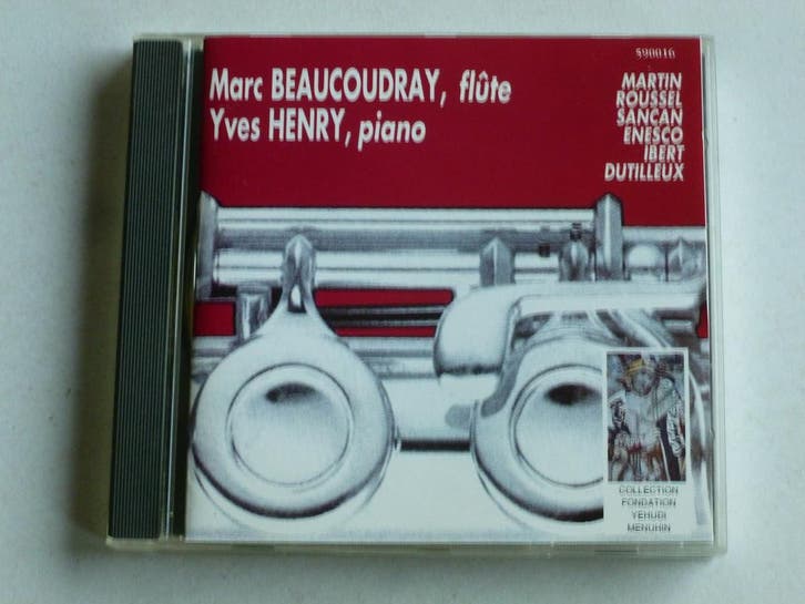 Marc Beaucoudray, Yves Henry - Martin, Roussel, Sancan, Enes, Cd's en Dvd's, Cd's | Klassiek, Zo goed als nieuw, Ophalen of Verzenden
