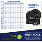 Zwembad kussen - Luchtkussen zwembad - 200x400 cm - Zwart -, Tuin en Terras, Verzenden, Zo goed als nieuw