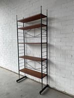 Boekenkast - Hout, Fineer, Metaal - Italiaans design uit de