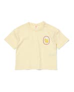 HEMA Baby T-shirt jersey bananen lichtgeel, Verzenden, Nieuw