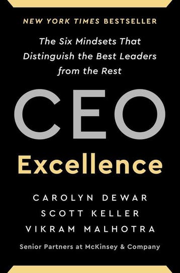 CEO Excellence - Carolyn Dewar 9781982179670, Verzenden, Zo goed als nieuw, Carolyn Dewar