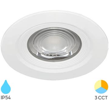 LED Inbouwspot - Brinton - 7W 630lm 38D - IP54 Waterdicht -, Kunststof, Nieuw, Overige fittingen, Ophalen of Verzenden