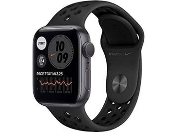 Apple Watch Series 6 44mm Nike Cellular (Simlockvrij - Zwart, Verzenden, Zo goed als nieuw