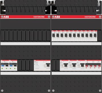 ABB Hafonorm PV-WP-Groepenkast | HS 40A - 11 groepen 4 x ALS, Ophalen of Verzenden, Nieuw, Groepenkast