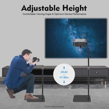 Verstelbare Projector Stand 60-120cm met Zware Voet & 360Â°, Verzenden, Nieuw